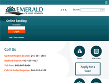 Tablet Screenshot of emeraldgcu.com